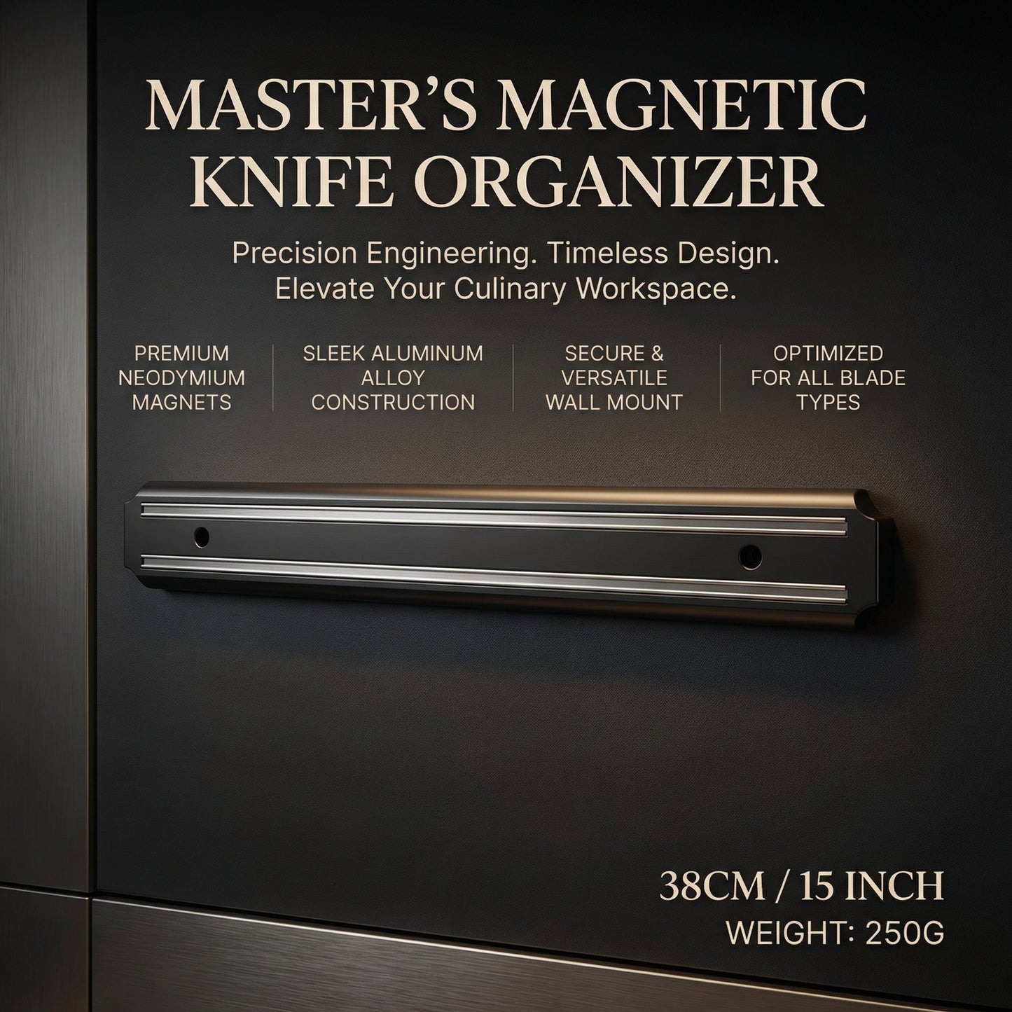 Magnetic hole punch for cutlery