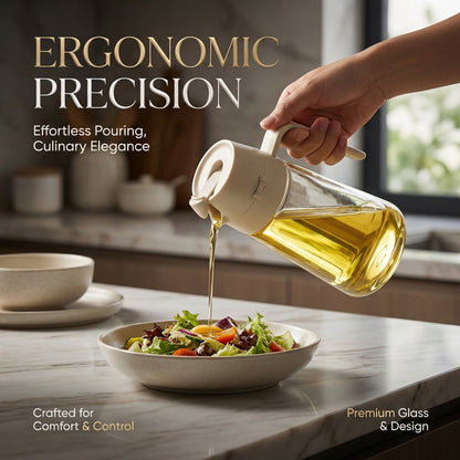 Glass oil dispenser