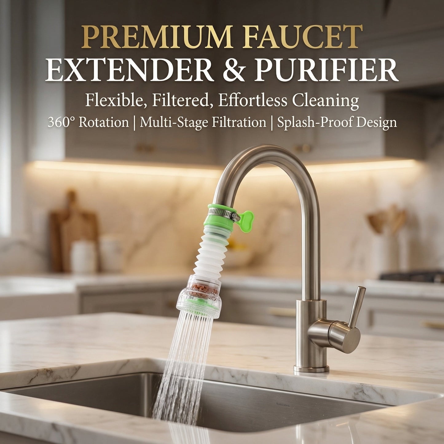 Splash-proof water purifier