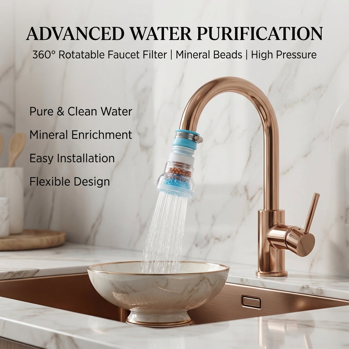 Splash-proof water purifier